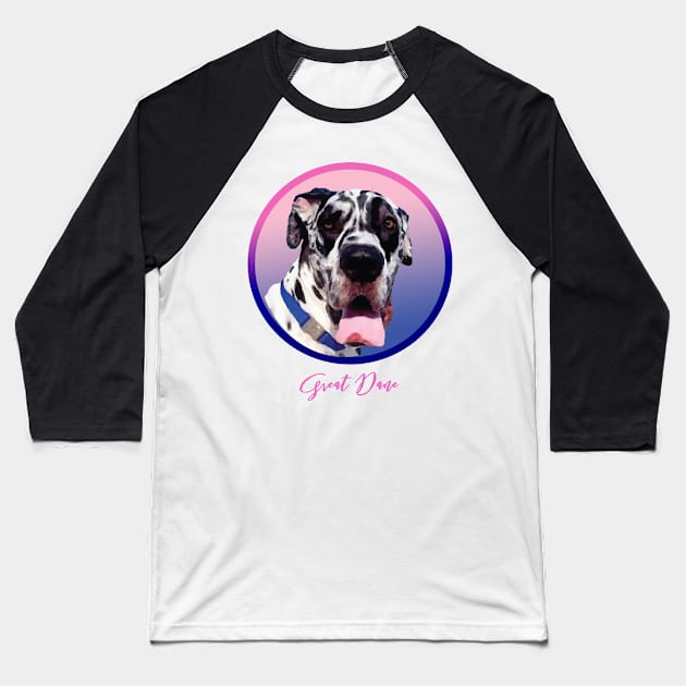 Beautiful Great Dane! Especially for Great Dane owners! Baseball T-Shirt by rs-designs